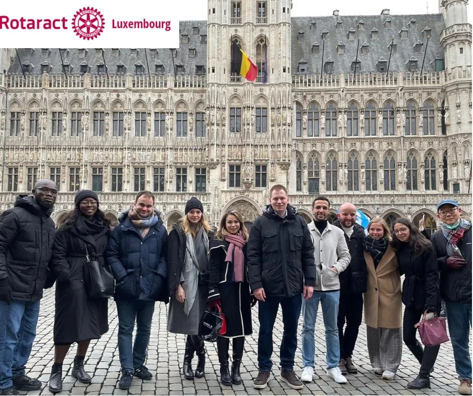 Rotaract Brussels Coudenberg International hosted our club in Brussels